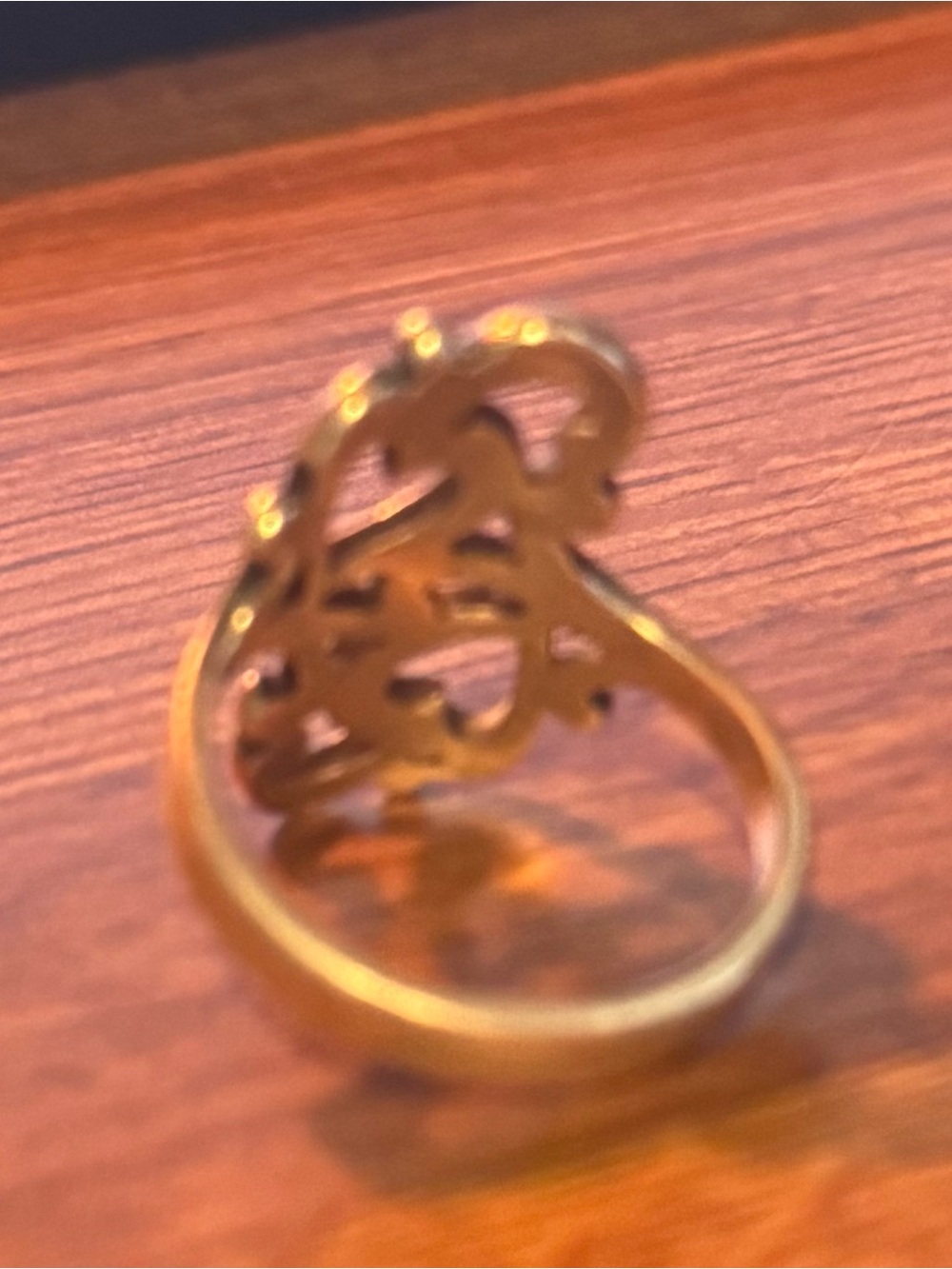James Avery Swirls and Scrolls Hearts Ring - Picture 4 of 4